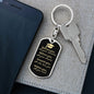 Graduate Keychain | Dog Tag Keychain