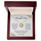 To My Beautiful Mom | Your Love For Me Was Strong - Love Knot Necklace